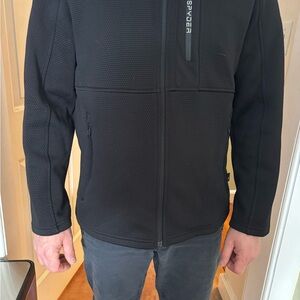 Spyder Men’s Full Zip Jacket Black Size Large NWOT